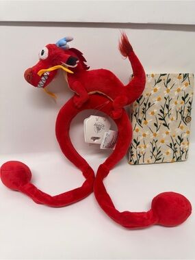 New Disney Parks Authentic Mulan Mushu Dragon Ear Headband